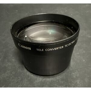 Canon TC-DC58N 1.75x Tele Converter Lens 58mm Tested Black